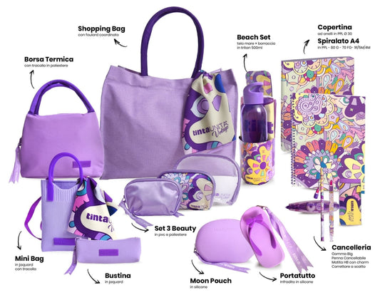 Borraccia 500 ml + telo mare 130*80 cm TU Vintage Cod. 62102A