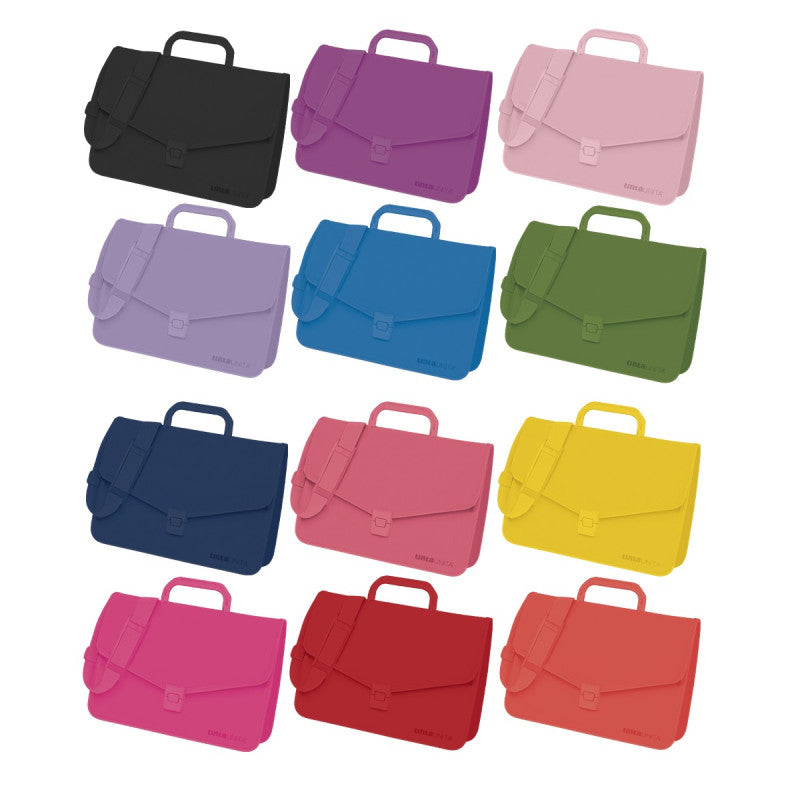 Valigia PPL con Tracolla T.U. 27*38*13 Colori Assortiti Cod. 62894