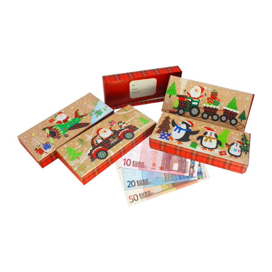 Scatolina natalizia porta soldi/carta regalo Cod. XT2815