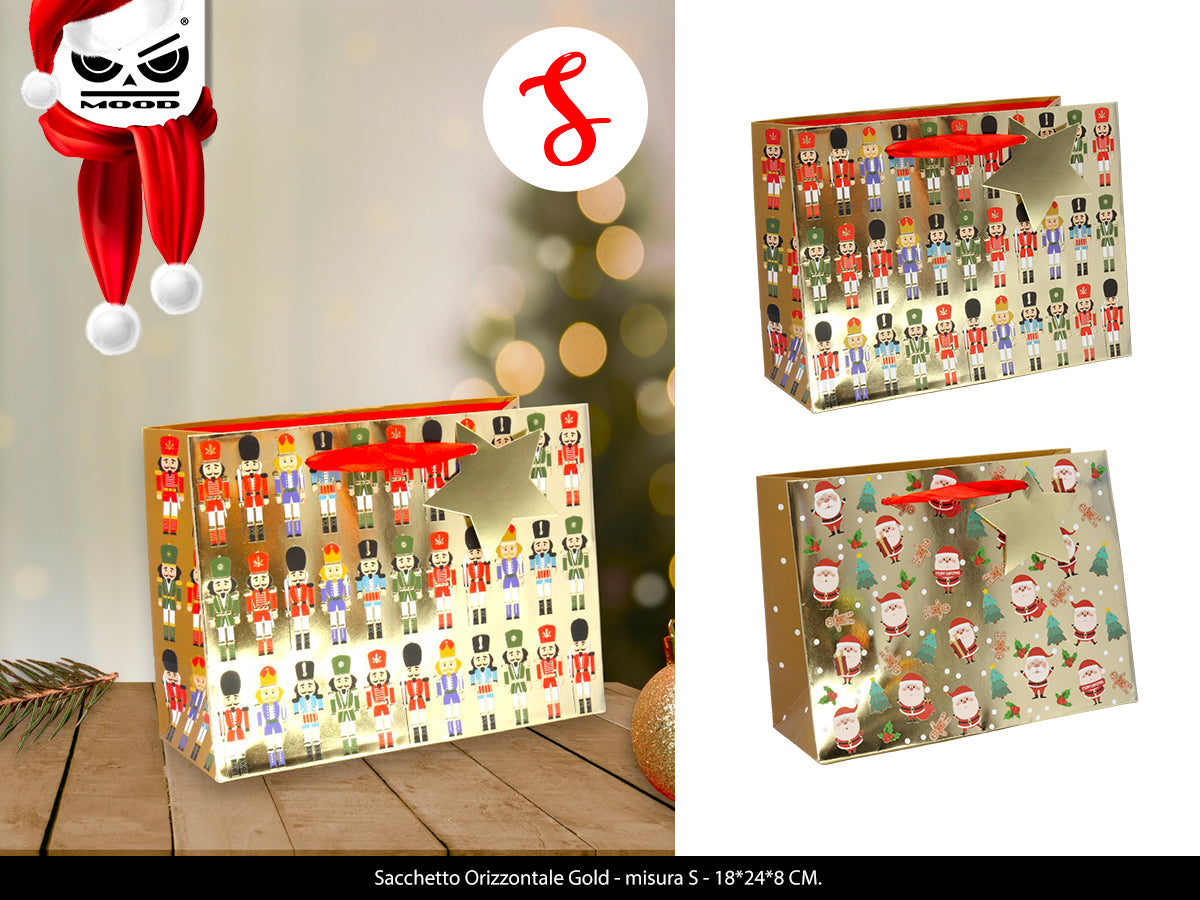 Sacchetto orizzontale Gold Small Cod. XT3169