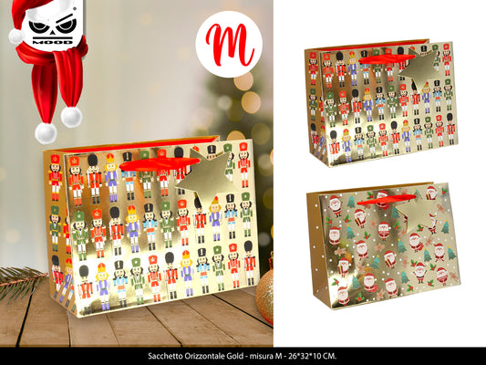 Sacchetto orizzontale Gold Medium Cod. XT3170
