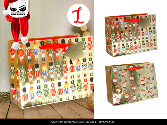 Sacchetto orizzontale Gold Large Cod. XT3171