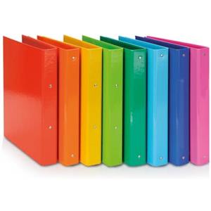 Copertine ad Anelli A4 D3 Colori Assortiti MonocoloreCod.48098