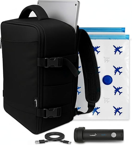 Zaino Bagaglio Cabina Vac-U-Bag+Pompa Vac-U-Pump Cod. 515