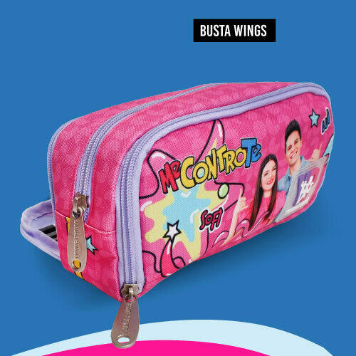Busta Wings fucsia 24 pastelli + 1 matita MCT BTS Cod. 51323