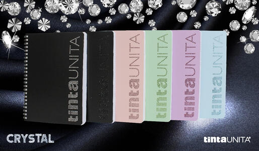 Quaderno spiralato TU Crystal A5 6 colori Rig. 5 mm Cod. 50349