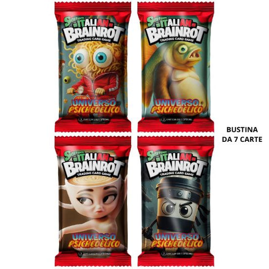 Flowpack Brainrot 7 carte Serie Alfa - Universo Psichedelico Cod. DIP78013