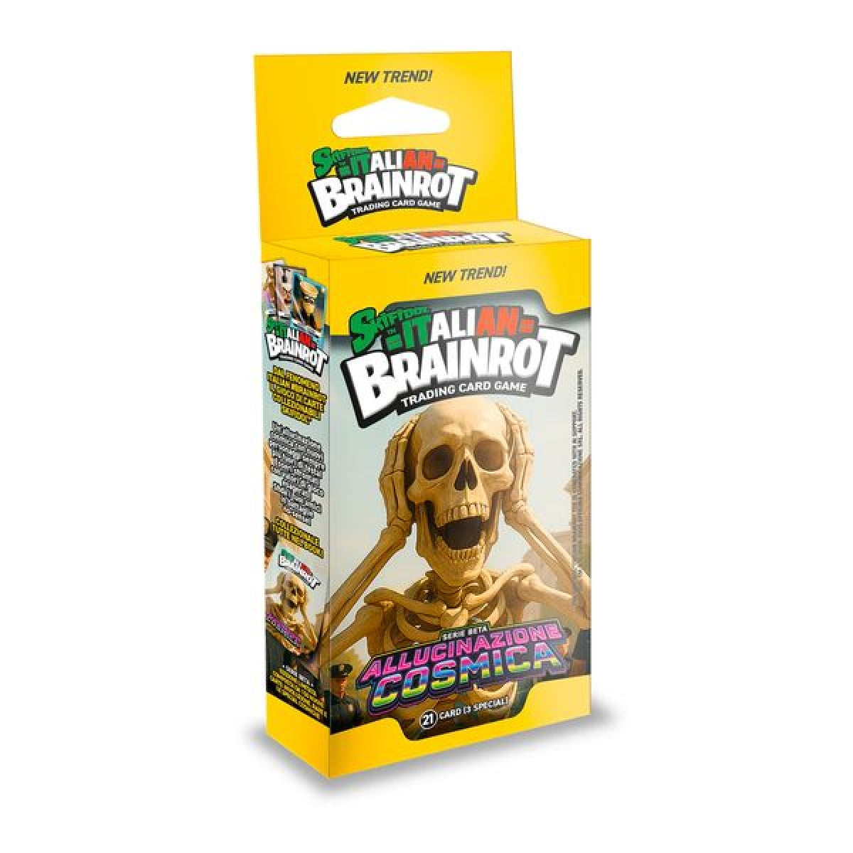 Box 3 Flowpack 7 carte Serie Beta - Allucinante Cosmica Brainrot Cod. DIP78012