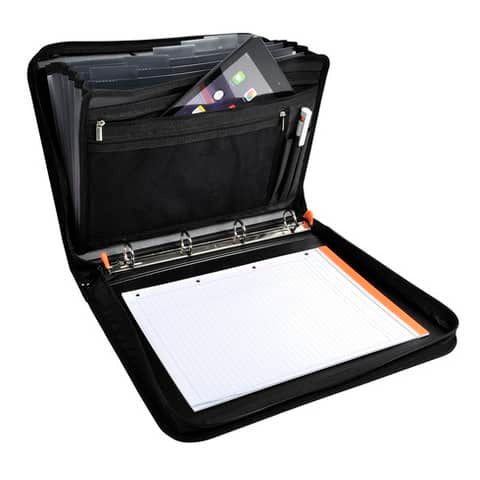 Cartella Exacompacta con portablocco e maniglia 55634E