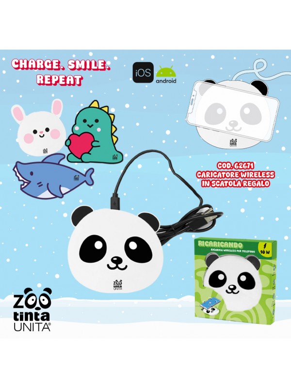 Caricatore Wireless TU Zoo Cod. 62671