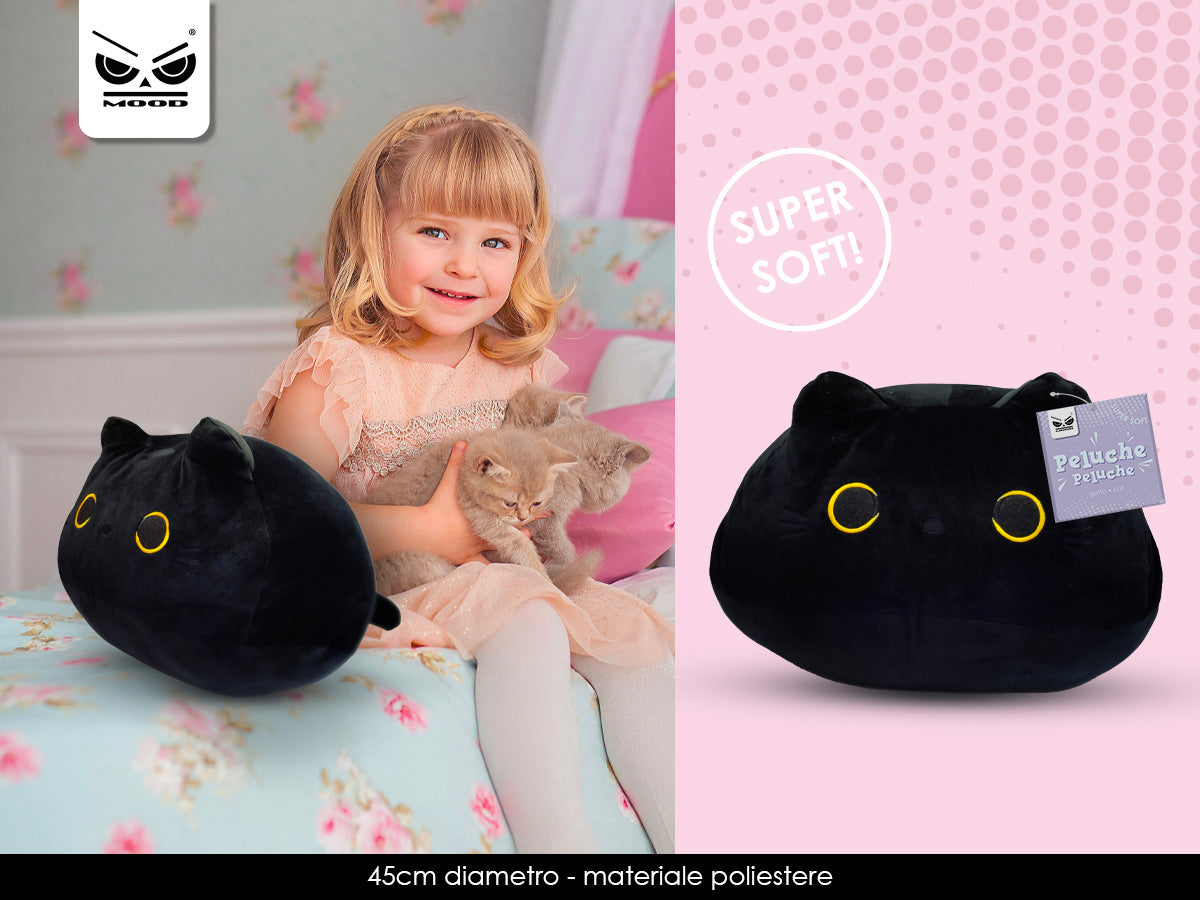 Peluche Gattone Nero Cod. ST7496