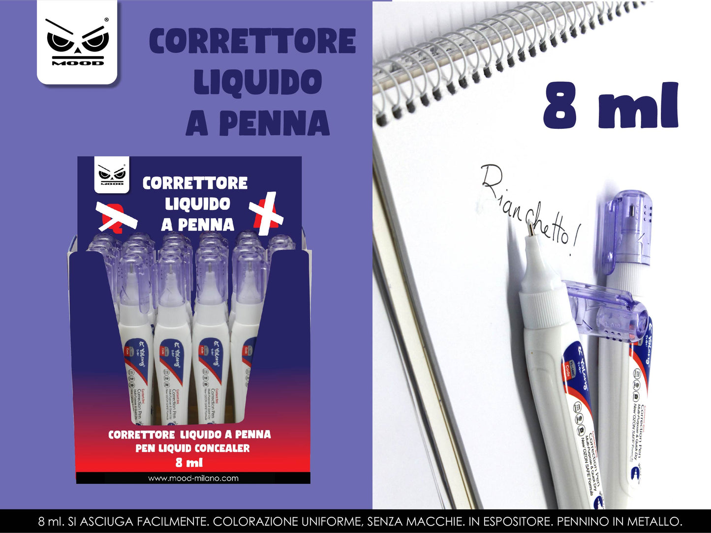 Correttore liquido a penna classic 8 ml Mood Cod. ST7081