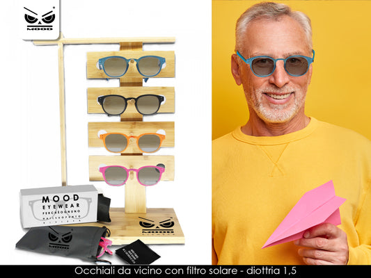 Occhiali da vicino con filtro solare New York Diottria 1,5 Cod. SM516-1