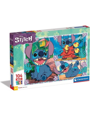 Puzzle Maxi Disney Stich 104 Pz Cod. 23776