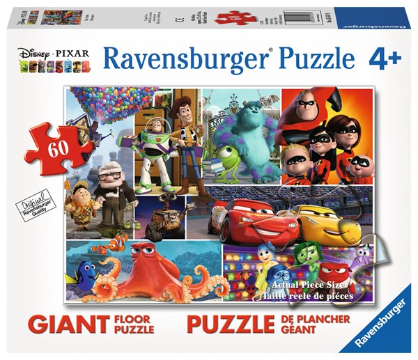 Puzzle 60 pezzi Disney Pixar 69*49 cm Cod. 055470