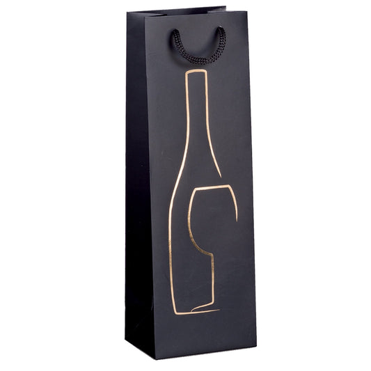 Busta Vino c/Cordoncino Avana