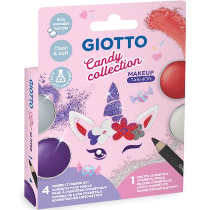 Giotto Make Up Candy Collaction - 4 ombretti + 1 matita