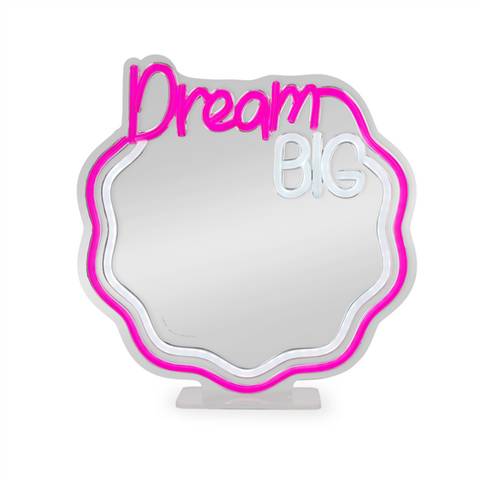 Mirror Neon Effect Led Light - Dream Big Cod. NLM0032