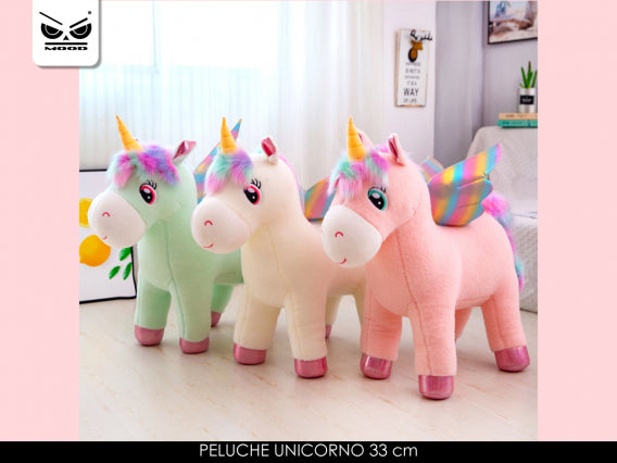 Peluche unicorno 33 cm Cod. ST6572