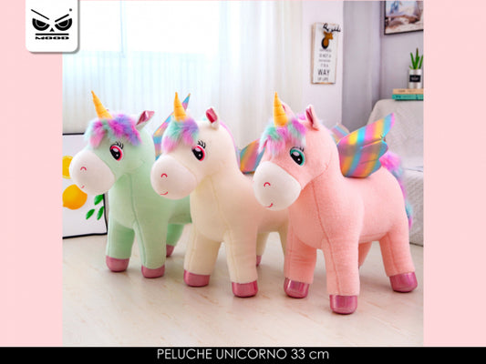 Peluche unicorno 33 cm Cod. ST6572