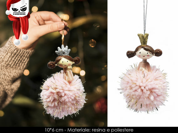 Decorazione da appendere Principessa Pompon Cod. XT2423