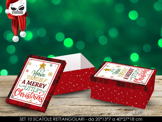 Scatola regalo Natalizia 5/10 Cod. XT2369/XT2370/XT2165/XT3365