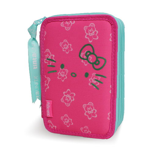 Astuccio 3 Zip TU Hello Kitty Cod. 61191/61192/61193