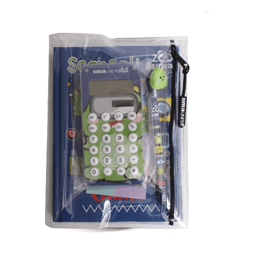 Diario 12 mesi TU Zoo 4 colori con penna e calcolatrice